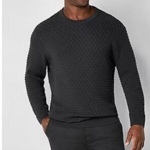 Shaquille O'Neal XLG Lurex Men's Big & Tall Pullover Sweater Size LT Long Sleeve